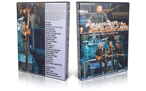 Artwork Cover of Bruce Springsteen 2012-04-09 DVD New York City Audience