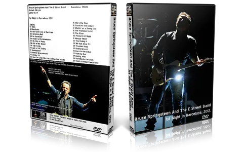 Artwork Cover of Bruce Springsteen 2012-05-17 DVD Barcelona Audience