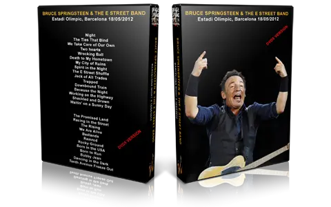 Artwork Cover of Bruce Springsteen 2012-05-18 DVD Barcelona Audience