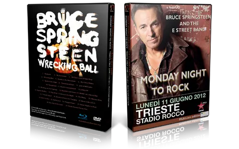 Artwork Cover of Bruce Springsteen 2012-06-11 DVD Trieste Audience
