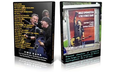 Artwork Cover of Bruce Springsteen 2012-06-17 DVD Madrid Audience