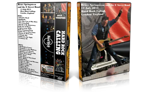 Artwork Cover of Bruce Springsteen 2012-07-14 DVD London Audience