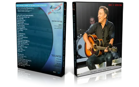 Artwork Cover of Bruce Springsteen 2012-07-24 DVD Bergen Audience