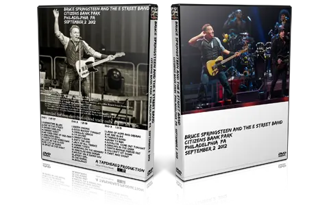 Artwork Cover of Bruce Springsteen 2012-09-02 DVD Philadelphia Audience
