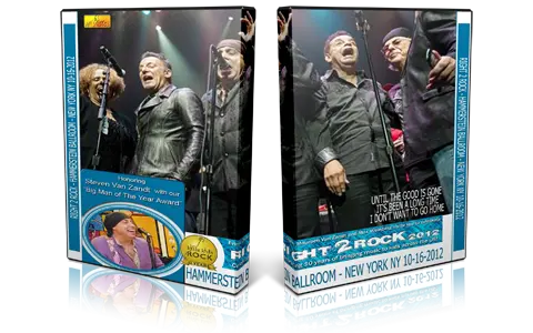 Artwork Cover of Bruce Springsteen 2012-10-16 DVD New York City Audience