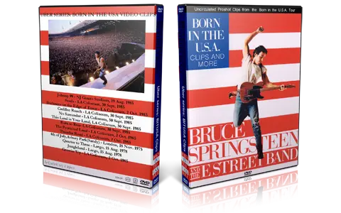 Artwork Cover of Bruce Springsteen Compilation DVD BITUSA Clips Proshot