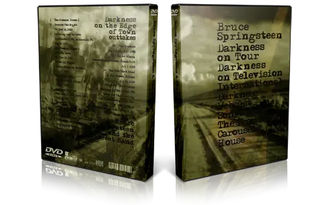Artwork Cover of Bruce Springsteen Compilation DVD Darkness Outtakes 2010 Proshot