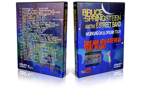 Artwork Cover of Bruce Springsteen Compilation DVD Dream Whatever You Want Vol 1-Greeting From Asbury Park Audience