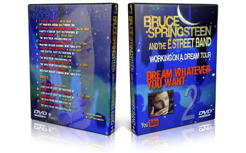 Artwork Cover of Bruce Springsteen Compilation DVD Dream Whatever You Want Vol 2-The Wild Audience