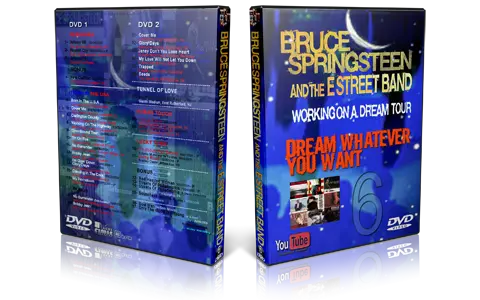 Artwork Cover of Bruce Springsteen Compilation DVD Dream Whatever You Want Vol 6-BITUSA Audience