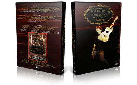 Artwork Cover of Bruce Springsteen Compilation DVD Italian Land 2006 Audience