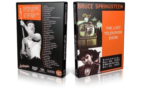 Artwork Cover of Bruce Springsteen Compilation DVD Lost 1993 TV Special Proshot