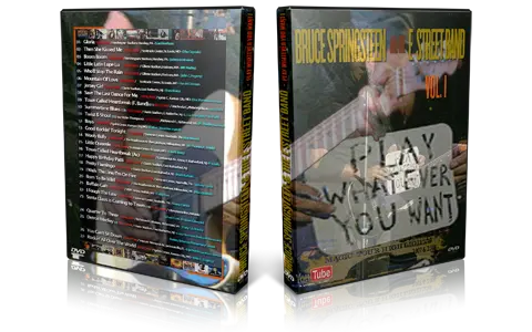 Artwork Cover of Bruce Springsteen Compilation DVD Play Whatever You Want Vol 1 Audience