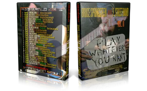 Artwork Cover of Bruce Springsteen Compilation DVD Play Whatever You Want Vol 2 Audience