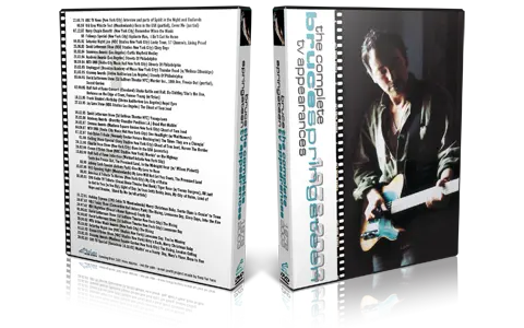 Artwork Cover of Bruce Springsteen Compilation DVD The Complete TV Appearances Proshot