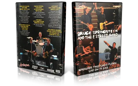 Artwork Cover of Bruce Springsteen Compilation DVD Wherever This Flags Flown Proshot