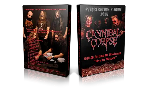 Artwork Cover of Cannibal Corpse 2010-06-30 DVD Moscow Audience