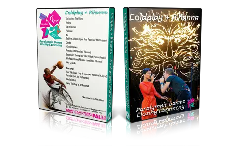 Artwork Cover of Coldplay 2012-09-09 DVD London Proshot
