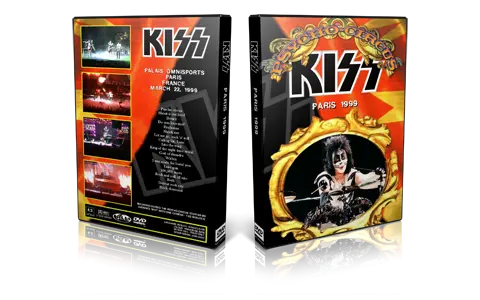 Artwork Cover of KISS 1999-03-22 DVD Paris Audience