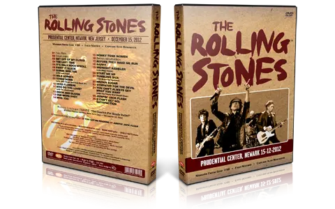 Artwork Cover of Rolling Stones 2012-12-15 DVD Newark Proshot