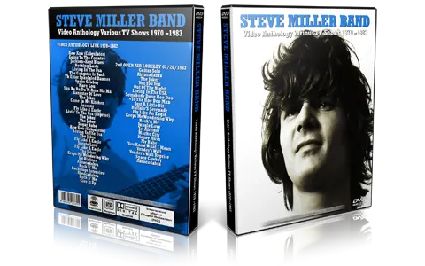 Artwork Cover of Steve Miller Compilation DVD Video Anthology 1970-1983 Proshot
