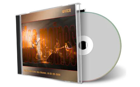 Artwork Cover of Wilco 2008-03-09 CD Des Moines Soundboard