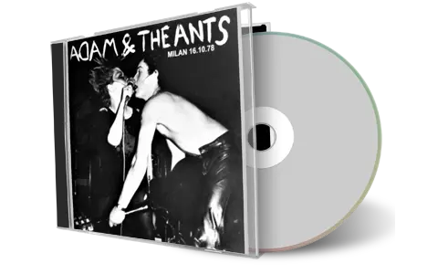 Artwork Cover of Adam and The Ants 1978-10-16 CD Milano Audience