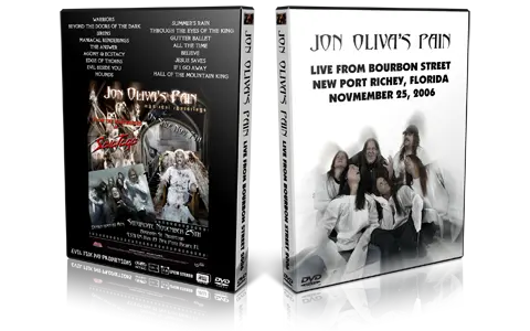 Artwork Cover of Jon Olivas Pain 2006-10-25 DVD New Port Richey Audience