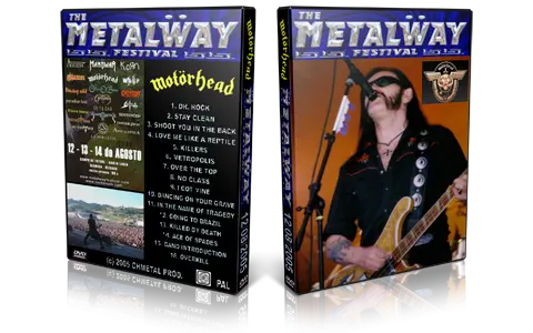 Artwork Cover of Motorhead 2005-08-12 DVD Gernika Audience