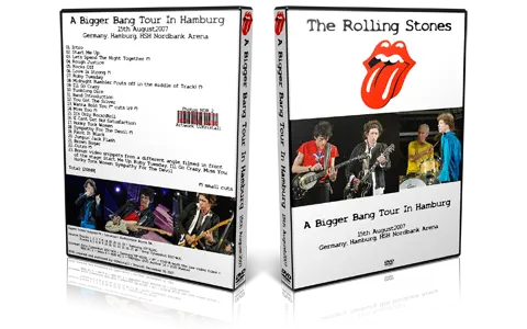 Artwork Cover of Rolling Stones 2007-08-15 DVD Hamburg Audience