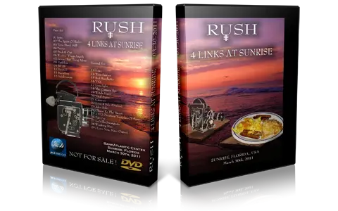 Artwork Cover of Rush 2011-03-30 DVD Sunrise Audience