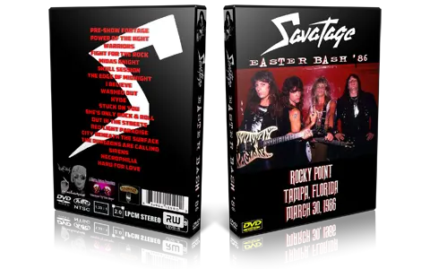 Artwork Cover of Savatage 1986-03-30 DVD Tampa Audience