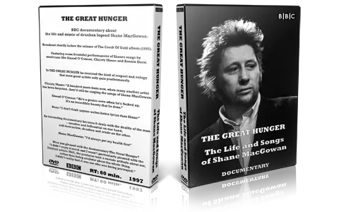 Artwork Cover of Shane MacGowan Compilation DVD Great Hunger 1997 Proshot