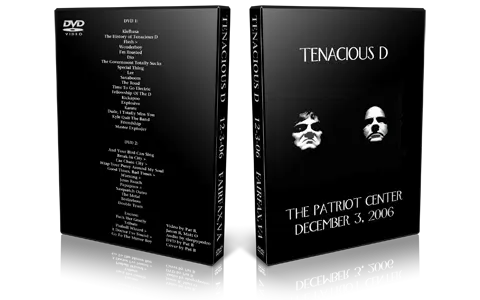 Artwork Cover of Tenaciuos D 2006-12-03 DVD Fairfax Audience