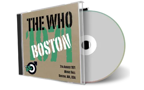 Artwork Cover of The Who 1971-08-07 CD Boston Audience