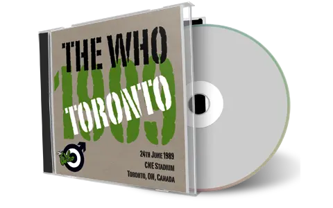 Artwork Cover of The Who 1989-06-24 CD Toronto Audience