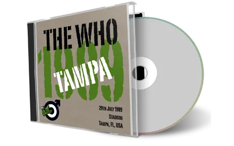 Artwork Cover of The Who 1989-07-29 CD Tampa Audience