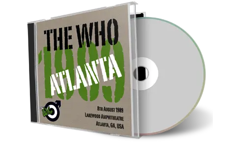 Artwork Cover of The Who 1989-08-08 CD Atlanta Audience