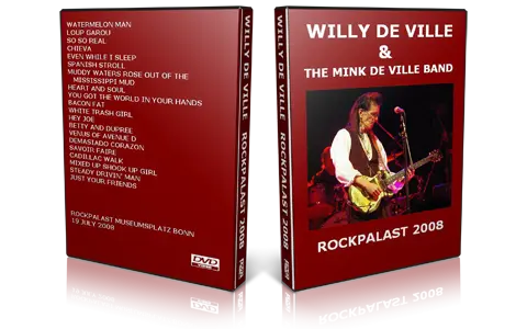 Artwork Cover of Willy DeVille 2008-07-19 DVD Bonn Proshot