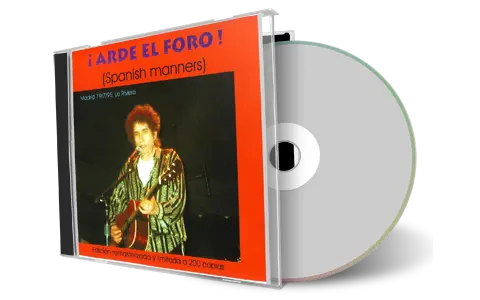 Artwork Cover of Bob Dylan 1995-07-19 CD Madrid Audience