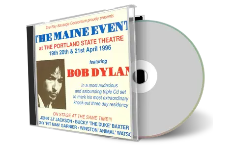 Artwork Cover of Bob Dylan 1996-04-19 CD Portland Audience