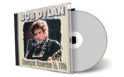 Artwork Cover of Bob Dylan 1996-11-16 CD Davenport Audience