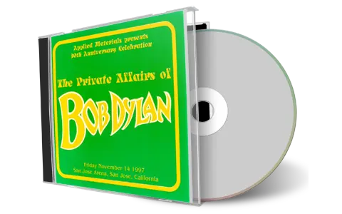 Artwork Cover of Bob Dylan 1997-11-14 CD San Jose Audience