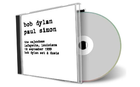 Artwork Cover of Bob Dylan 1999-09-12 CD Lafayette Audience
