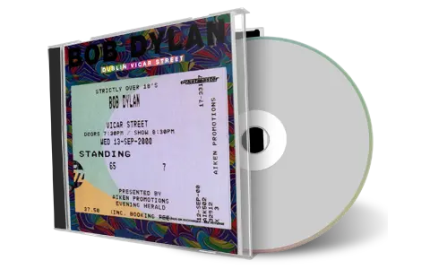 Artwork Cover of Bob Dylan 2000-09-13 CD Dublin Audience