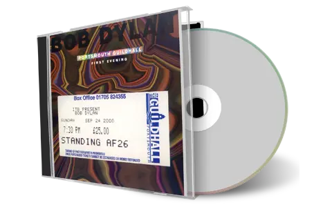 Artwork Cover of Bob Dylan 2000-09-24 CD Portsmouth Audience