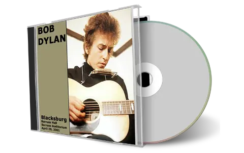 Artwork Cover of Bob Dylan 2001-04-29 CD Blacksburg Audience