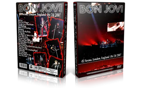 Artwork Cover of Bon Jovi 2007-06-24 DVD London Proshot