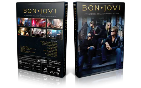 Artwork Cover of Bon Jovi 2010-09-16 DVD Tribeca Audience