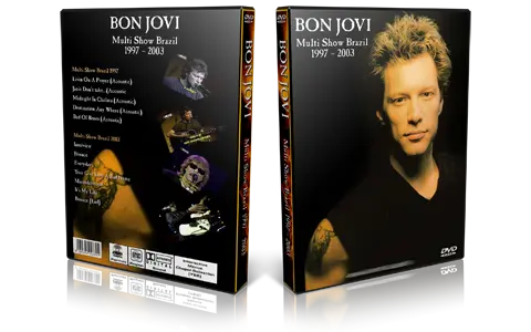 Artwork Cover of Bon Jovi Compilation DVD Brazil 1997-2003 Proshot